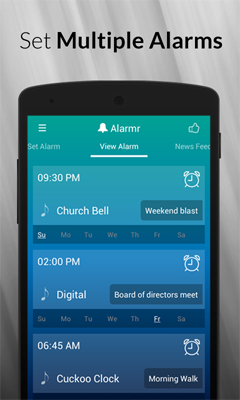 Use Alarmr Digital Wake up Clock on Android