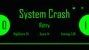 System Crash Interface on Binary Fall for Android