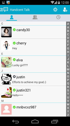 Chat with Your Friends on Android