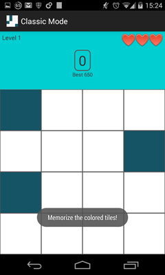 Classic Mode of Memory Tiles