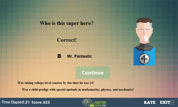 Recognize Super Heros by Playing SuperHero Quiz