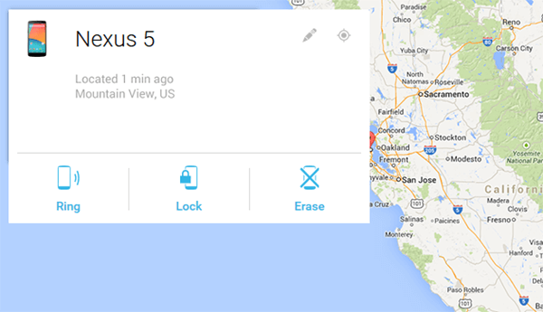 Android Device Manager Website
