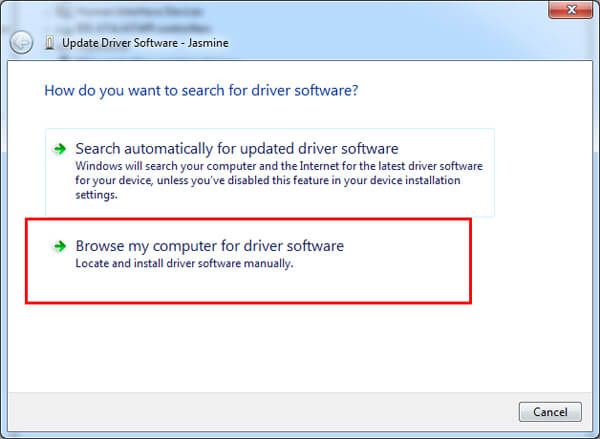 Install Android USB Driver for Your Win7