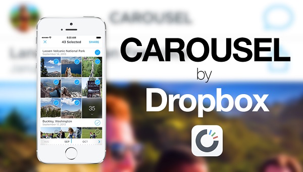 Use Carousel to Upload Photos to Dropbox
