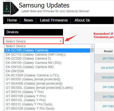 Samsung Updates Download