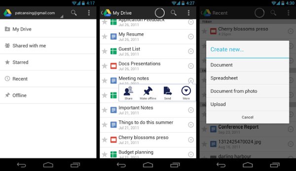 Transfer Files with Google Drive or Dropbox