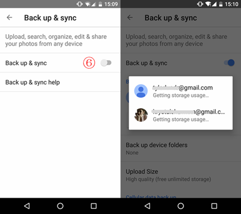 Google Photo: Back up and Sync