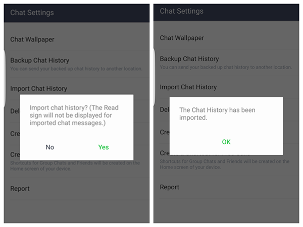 LINE Chat History