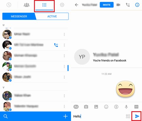 Send Messages with Facebook Messenger