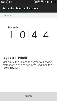 PIN Code on HTC One