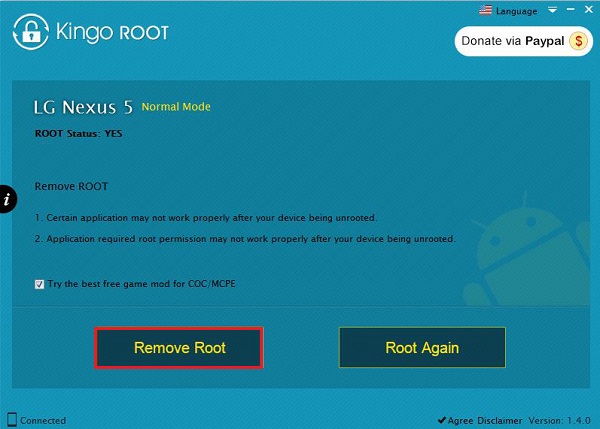 Remove Root from Android