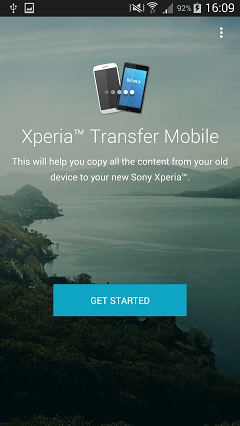 Run Xperia Transfer Mobile on Android