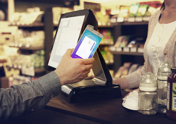 Samsung Pay Hover Over the Reader
