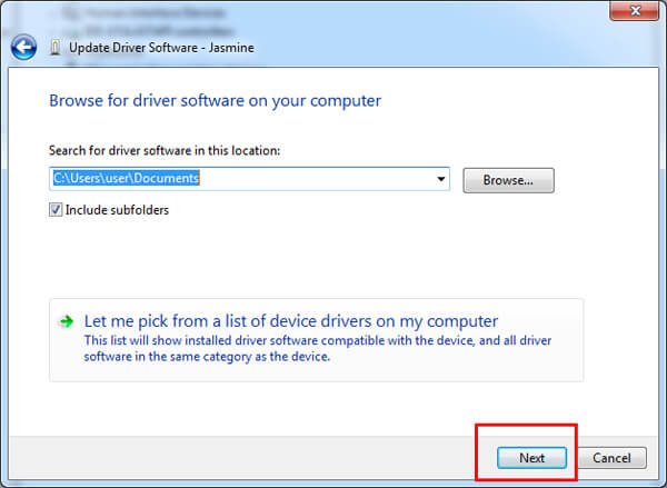 Install Driver Software on Windows Computer