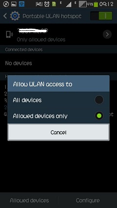 Allow Access to Devices