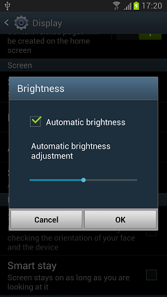 Adapt Brightness of Your Android