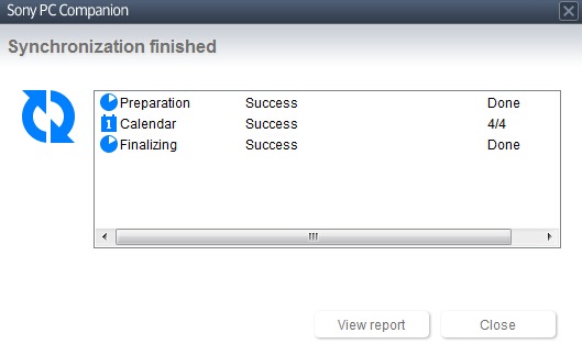 Sync Sony Calendar with Outlook Complete