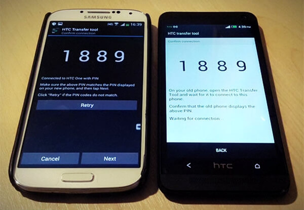 Sync Data between Old Android to New HTC
