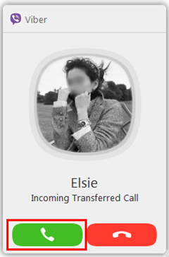 Accept Transferred Call from Android