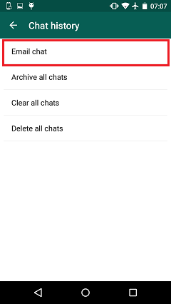 WhatsApp Email Chat
