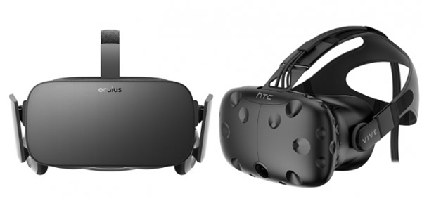 Oculus Rift and HTC Vive Design Comparison