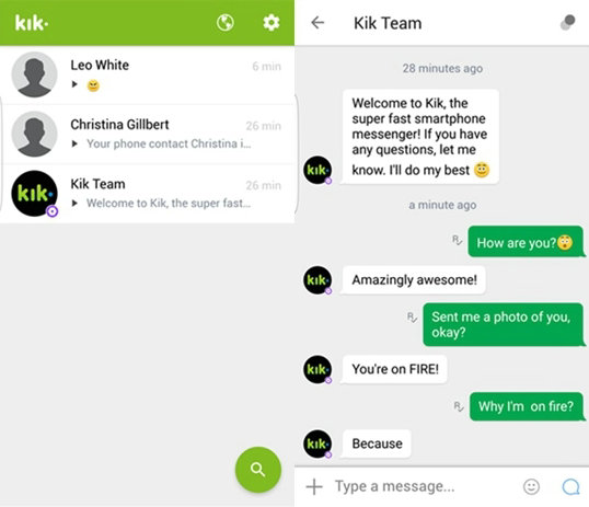 Chat With Kik Team