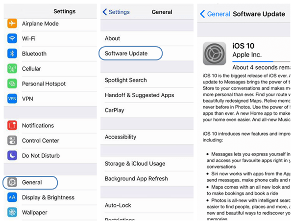 Guide of Installing iOS 10