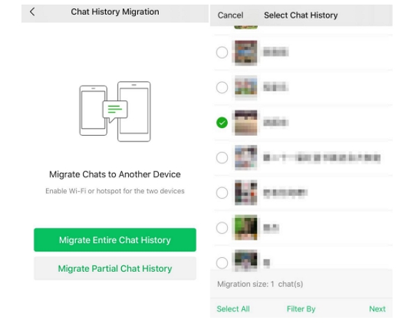 Migrate Chat History
