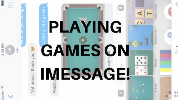 Play A Game with Friends in iMessage