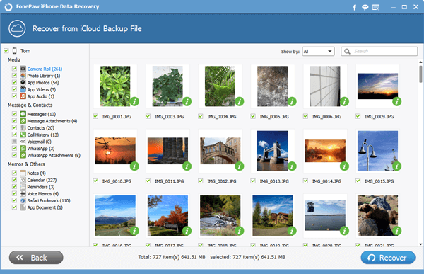 Get Photos Backup from iCloud