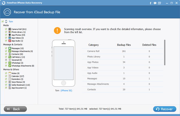Get Data Backup from iCloud for iPhone