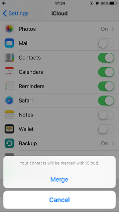 Merge Contacts on iPhone