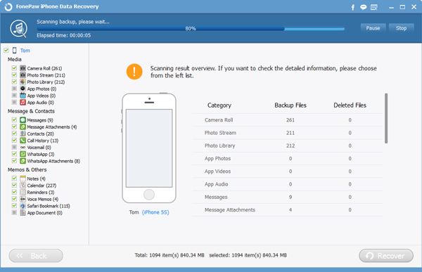 Regain SMS from iTunes