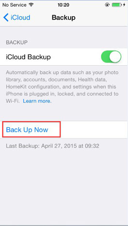 Backup iPhone Contact to PC
