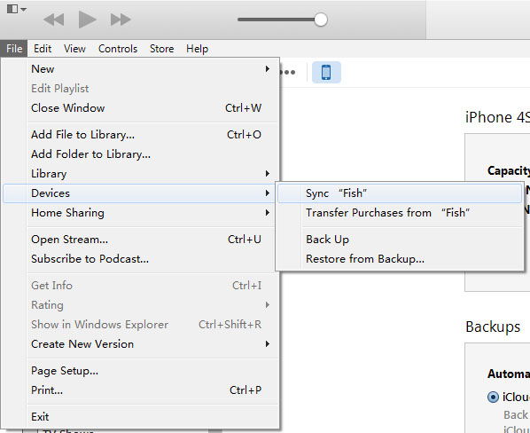 Copy Purchases from iPhone to iTunes