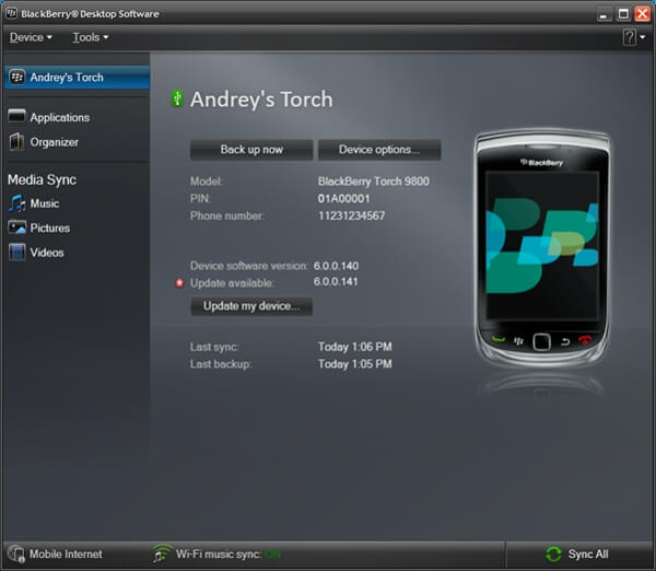 Transfer Data from BlackBerry to Android