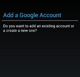 Add Google Account on Android