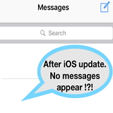Fix iPhone Messages Disappeared Problem