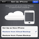 Restore iPhone from Backup