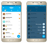Sync Skype Chat between Android